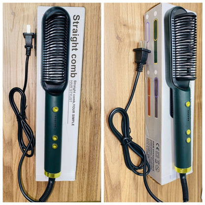 LisoPerfecto™ Cepillo Alisador 2 en 1 Antiquemaduras 5 Niveles 45w | Para un Alisado Perfecto en 5 Minutos - [PROMOCIÓN DISPONIBLE SOLO HOY]