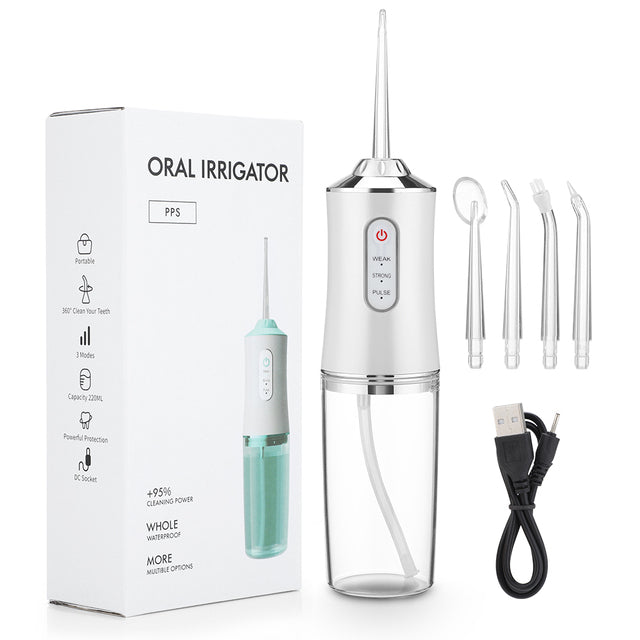 CleanJet™  Irrigador Oral Recargable de Alta Presion - [PROMOCIÓN DISPONIBLE SOLO HOY]